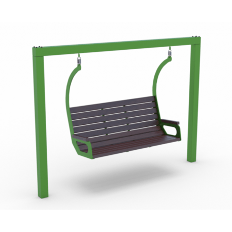 Metall-Gartenschaukel mit Bank 'STF/Swing-3/MDL'