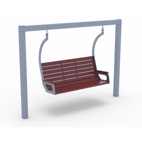 Metall-Gartenschaukel mit Bank 'STF/Swing-3/MDL'