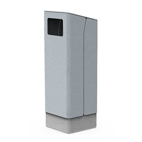 Metalinė šiukšliadėžė su betoniniu pagrindu 'Lido / 40L'