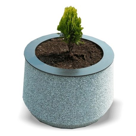 Betoninis lauko vazonas, gėlinė 'Ø64/74xH/48cm'