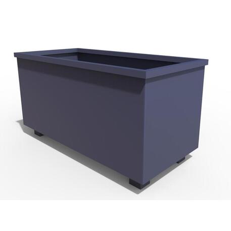 Kvadratinis metalinis lauko vazonas (gėlinė) 'Premium Collection / STF/13-15-01/MDL'