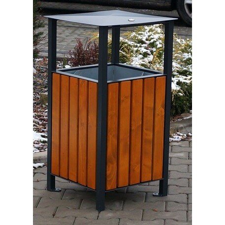 Metal litter bin 'BDS_PRM/I-60L'