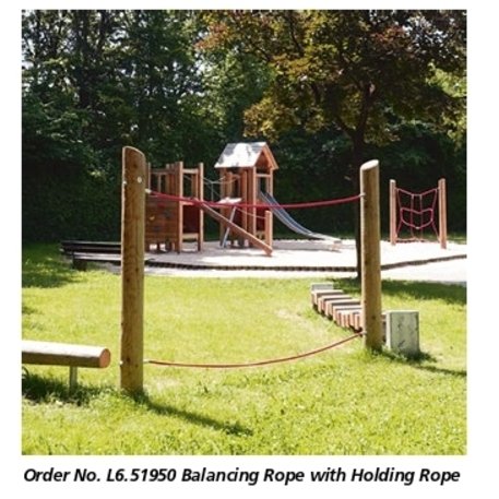 Children's playground element 'L3.68500_Double Hanging Rope'