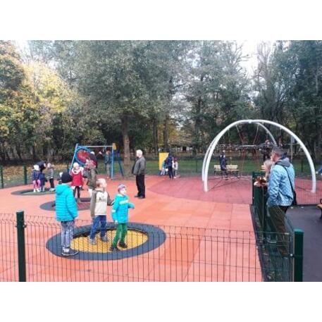 Trampoline for children's playgrounds 'MBG_524/Square mini_84x84cm'