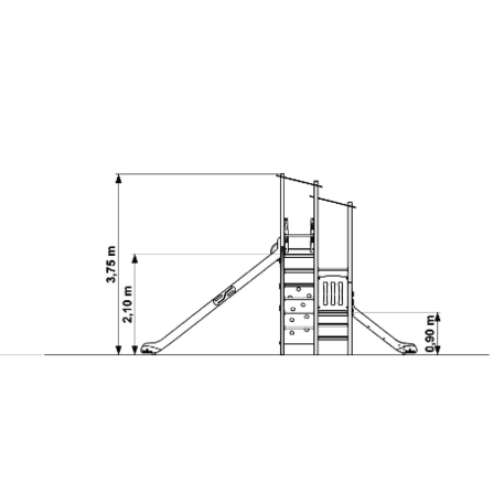 Bērnu rotaļu laukuma elements 'MBG-351/P1178'