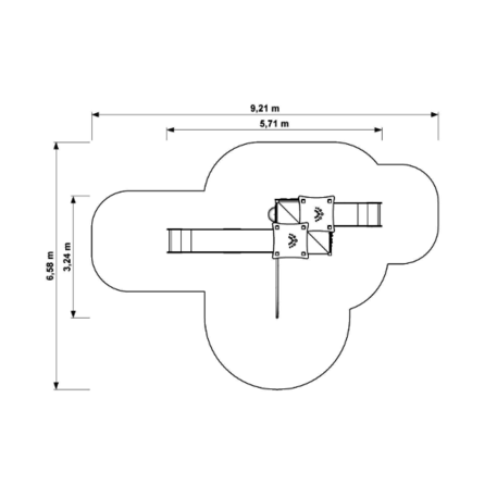 Element placu zabaw dla dzieci 'MBG-351/P1178'