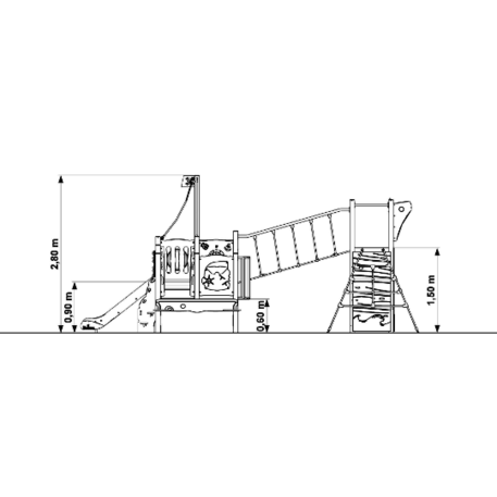 Элемент детской площадки 'MBG-370/P1506'