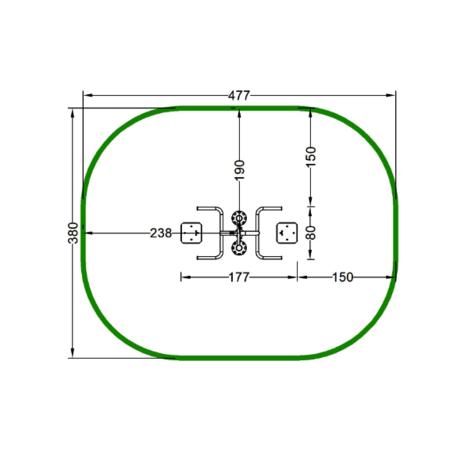 Lauko treniruoklis 'MBG_39/OFC-3A'