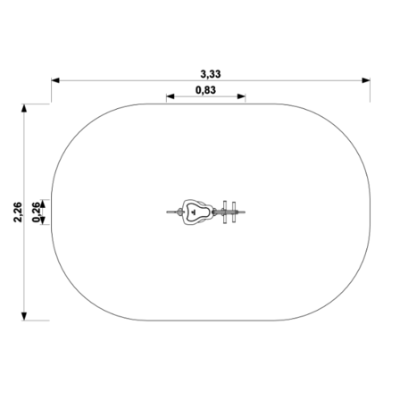 Vaikų žaidimo aikštelės kompleksas 'Spyruokliukas Liūtas MBG-428/P3007'