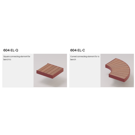 Metalinis suolas (suoliukas) be atlošo, pagamintas iš Okumè medienos 'Io_604-PE-O-PC'