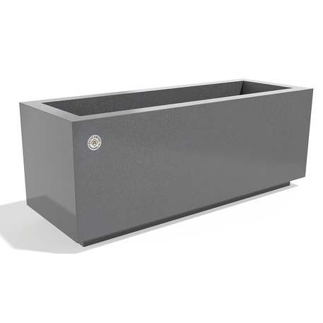 Metalinis lauko vazonas, gėlinė 'Premium / 78x28xH/30cm / BS-400'