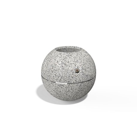 Apvalus betoninis terrazo vazonas (gėlinė) 'Premium / Ø40xH/37cm / BS-376'