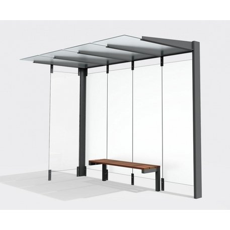 Autobusų stotelės laukimo paviljonas 'Arqui 1000 / 310cm'