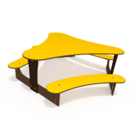 Žaidimų stalas su suolais vaikų aikštelėms 'MO_TA-4002-12'