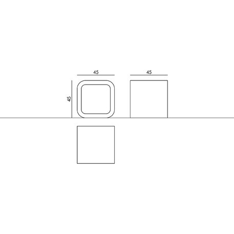 Betoninis lauko suolas 'Harmony / 001343'