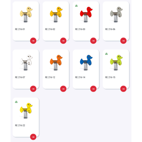Spyruokliukas vaikų žaidimų aikštelėms 'Antelė MBG-1007/RE 216-24'