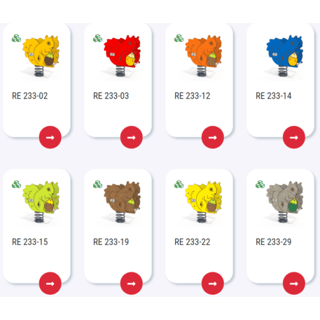 Spyruokliukas vaikų žaidimų aikštelėms 'MBG-1022_RE 233-05'