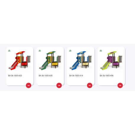 Vaikų žaidimų aikštelių įranga Baby linija – mažiesiems 'MBG-2027_BA 06-1005-A15'