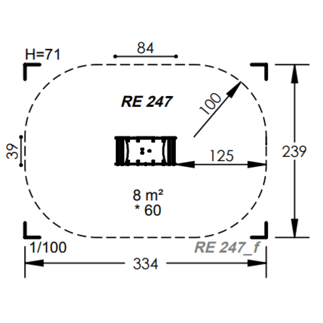 Spyruokliukas vaikų žaidimų aikštelėms 'MBG-1036_RE 247-02'