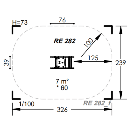 Spyruokliukas vaikų žaidimų aikštelėms 'MBG-1065_RE 282-02'