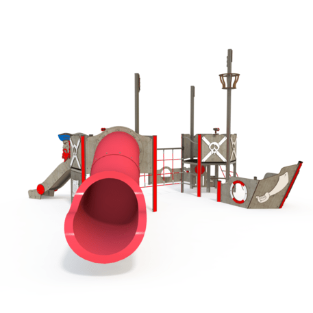  Vaikų žaidimo aikštelės kompleksas, kolekcija 'Piratų laivas /  MBG-1195_CI 09-2006-T01'