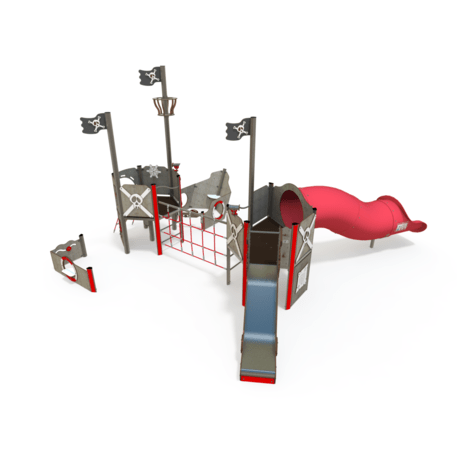  Vaikų žaidimo aikštelės kompleksas, kolekcija 'Piratų laivas /  MBG-1195_CI 09-2006-T01'