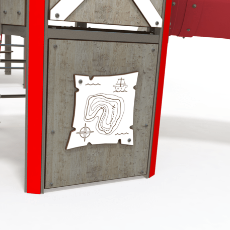  Vaikų žaidimo aikštelės kompleksas, kolekcija 'Piratų laivas /  MBG-1195_CI 09-2006-T01'