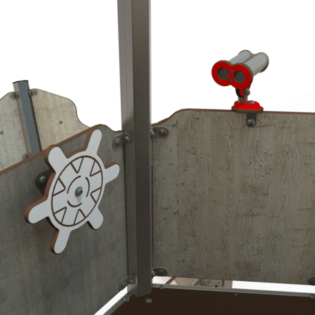  Vaikų žaidimo aikštelės kompleksas, kolekcija 'Piratų laivas /  MBG-1195_CI 09-2006-T01'