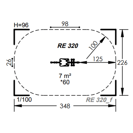 Spyruokliukas vaikų žaidimų aikštelėms 'MBG-1114_RE 320-07'