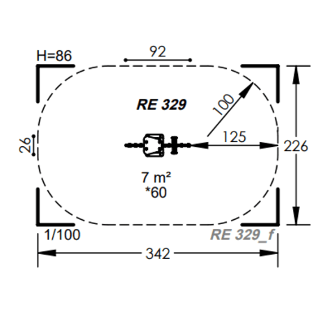 Spyruokliukas vaikų žaidimų aikštelėms 'MBG-1125_RE 329-11'