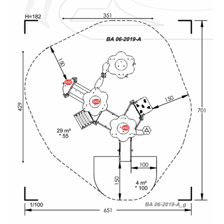 Children’s Playground Equipment Baby Line – for the Little Ones 'MBG-2108_BA 06-2019-A99'