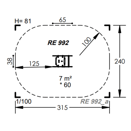 Spyruokliukas vaikų žaidimų aikštelėms 'MBG-1157_RE 992-07'