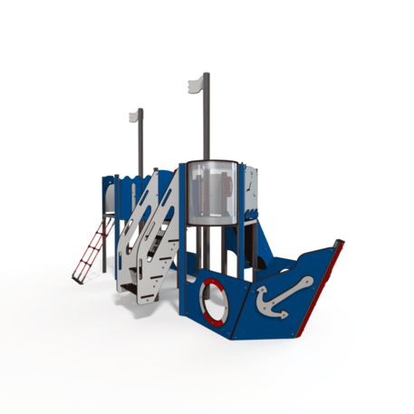  Vaikų žaidimo aikštelės kompleksas, kolekcija 'Piratų laivas / MBG-1212_CI 12-2004-Q14'