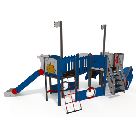  Vaikų žaidimo aikštelės kompleksas, kolekcija 'Piratų laivas / MBG-1212_CI 12-2004-Q14'