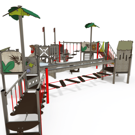  Vaikų žaidimo aikštelės kompleksas, kolekcija 'Piratų laivas / MBG-1221_CI 12-7001-T01'