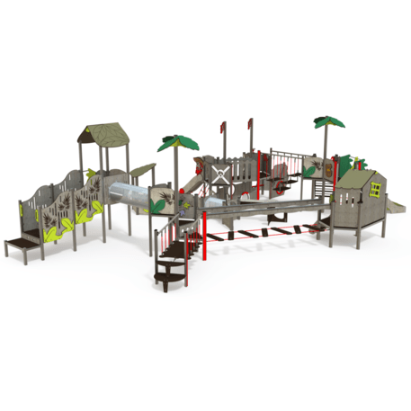  Vaikų žaidimo aikštelės kompleksas, kolekcija 'Piratų laivas / MBG-1221_CI 12-7001-T01'