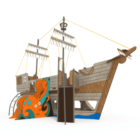  Vaikų žaidimo aikštelės kompleksas, kolekcija 'Piratų laivas / MBG-1231_CI 15-1006-T02'