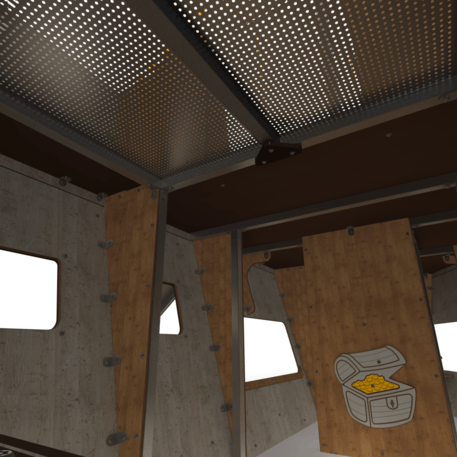  Vaikų žaidimo aikštelės kompleksas, kolekcija 'Piratų laivas / MBG-1231_CI 15-1006-T02'