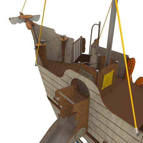  Vaikų žaidimo aikštelės kompleksas, kolekcija 'Piratų laivas / MBG-1231_CI 15-1006-T02'