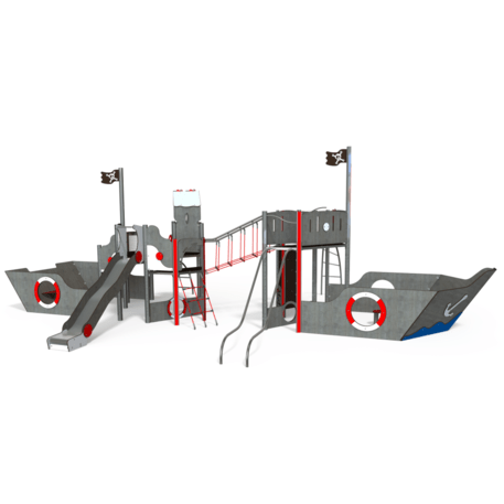  Vaikų žaidimo aikštelės kompleksas, kolekcija 'Piratų laivas / MBG-1240_CI 15-2003-T02'