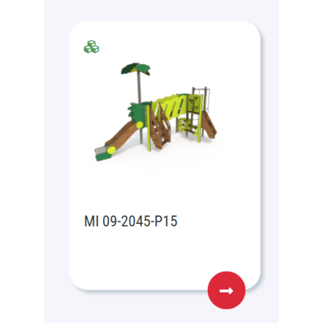 Žaidimų aikštelių kompleksas vaikams nuo 2 metų amžiaus – kolekcija  'MINI / MBG-2247_MI 09-2045-P99'