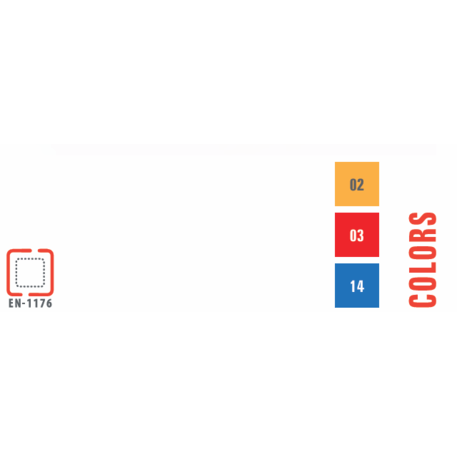 Žaidimų aikštelių kompleksas vaikams nuo 2 metų amžiaus – kolekcija  'MINI / MBG-2247_MI 09-2045-P99'