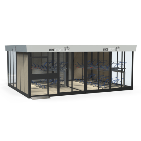 Dviračių saugojimo stoginė (uždaro tipo) 'Demorello'