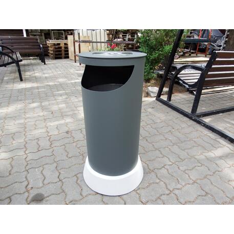 Lauko šiukšliadėžė dažyta arba Corten metalo 75 /100L 'Exclusive / STF/19-07-45/MDL'