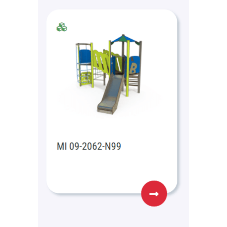 Spielplatzkomplex für Kinder ab 2 Jahren – Kollektion 'MBG-2259_MI 09-2062-N22'