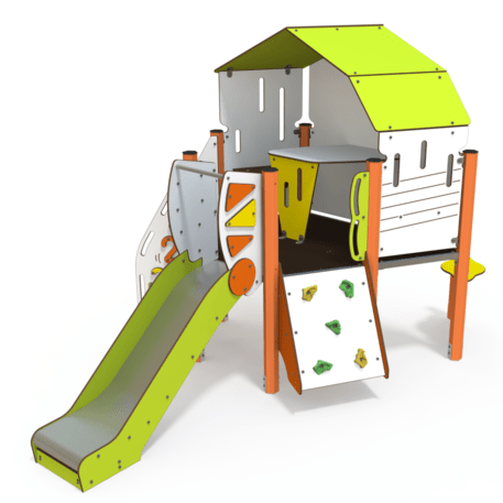 Žaidimų aikštelių kompleksas vaikams nuo 2 metų amžiaus – kolekcija 'MINI / MBG-2176_MI 09-1020-AC07'