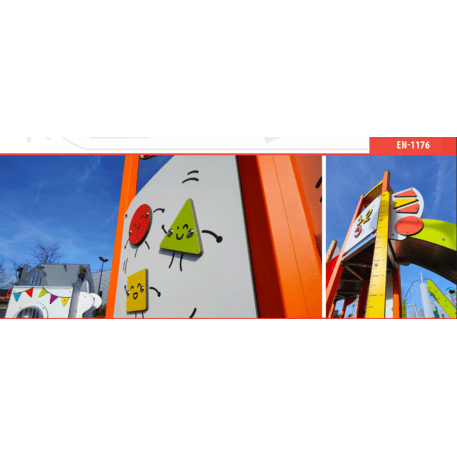 Žaidimų aikštelių kompleksas vaikams nuo 2 metų amžiaus – kolekcija 'MINI / MBG-2176_MI 09-1020-AC07'