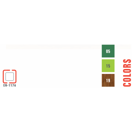 Žaidimų aikštelių kompleksas vaikams nuo 2 metų amžiaus – kolekcija 'MINI / MBG-2274_MI 09-2071-T01'