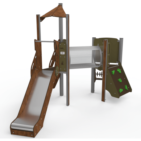 Žaidimų aikštelių kompleksas vaikams nuo 2 metų amžiaus – kolekcija 'MINI / MBG-2208_MI 09-2003-N98'