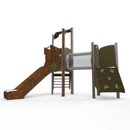 Žaidimų aikštelių kompleksas vaikams nuo 2 metų amžiaus – kolekcija 'MINI / MBG-2208_MI 09-2003-N98'